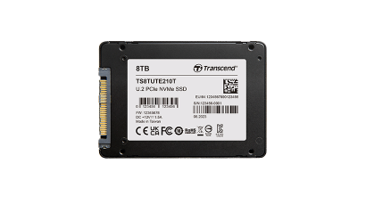 Transcend 8TB U.2 G4x4 TLC PLP -20~75℃